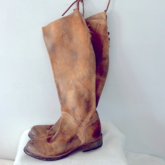 BED|STU Shoes - Bed Stu tan genuine leather Manchester tall boot size 6.5